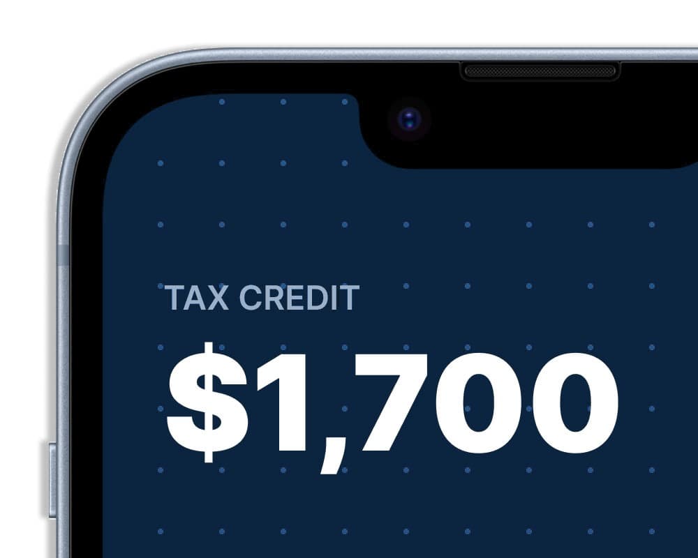The credit screen: the year's ceiling, what has been given so far, and what is left.
